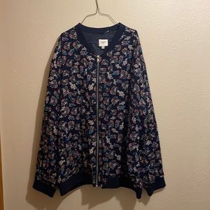 Floral Bomber Jacket (XL)